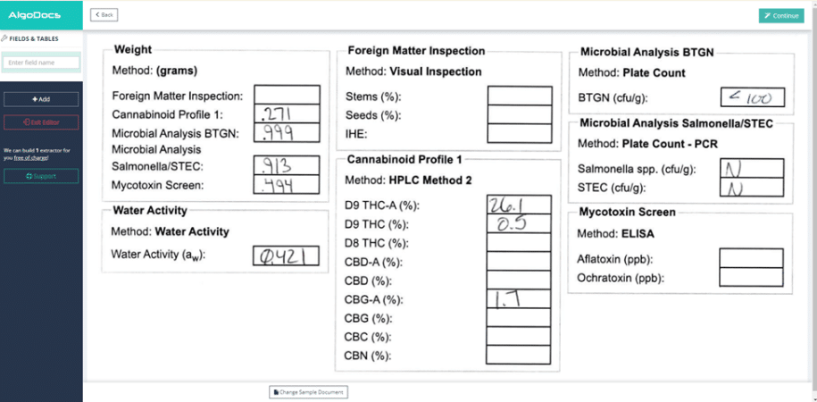How to Extract Handwritten Data from PDFs with Algodocs?