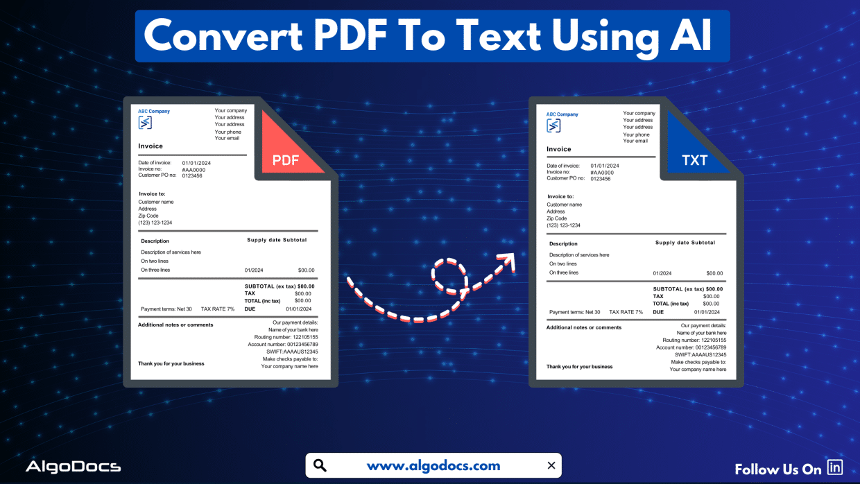 Convert PDF to Text Using AI